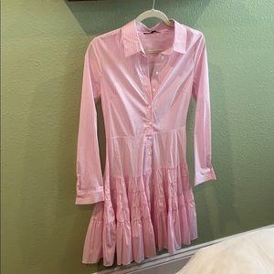 Gianni Bini pink ruffle dress